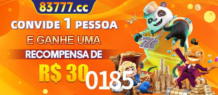Banner institucional da 0185 sobre parceria de marcas e criação de uma marca de excelência, apresentando os mascotes de jogos populares como o Fortune Tiger.
